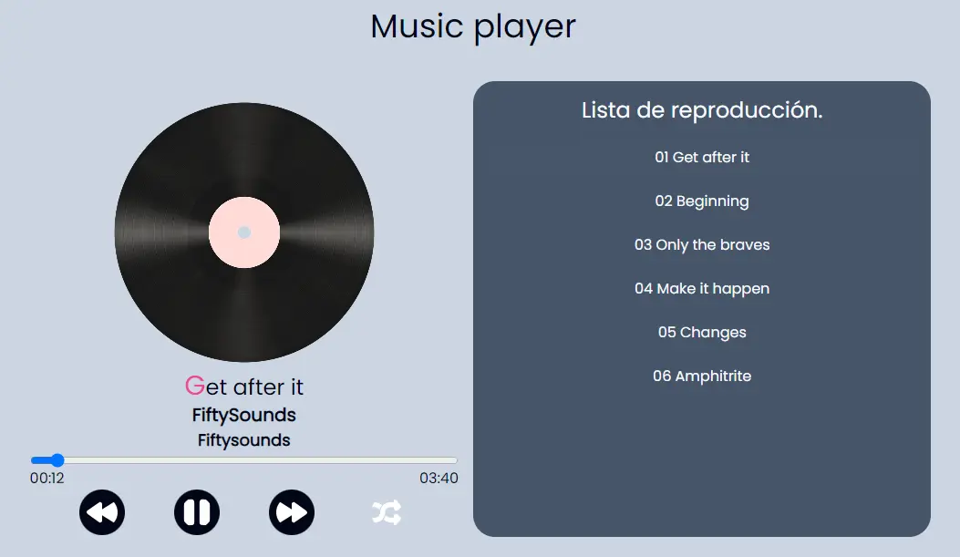 Music player